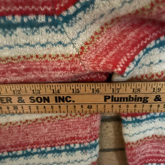 Anthropologie Sparrow Wool Blend Multicolor Fair Isle Cardigan Sweater Size M - Picture 6 of 6